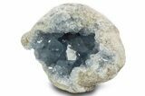 Crystal Filled Celestine (Celestite) Geode Section - Madagascar #333857-2